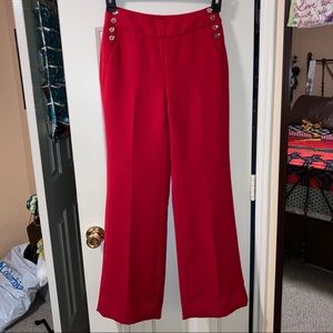 White House Black market red flare pants